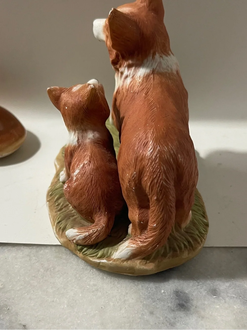 Vintage Lot Handmade & Painted Corgi Dogs Figurine & German Sherperd Ceramics